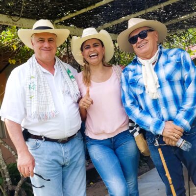 Andrés Rueda, Liliana González y Orlando González