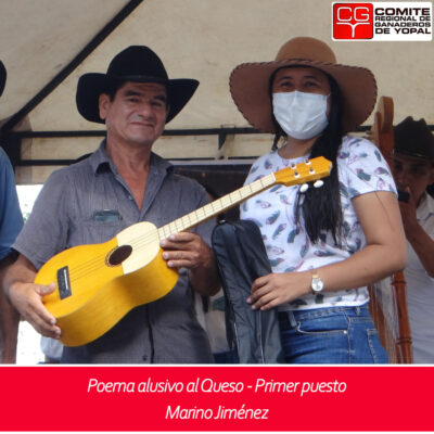 Primer puesto Poema alusivo al queso