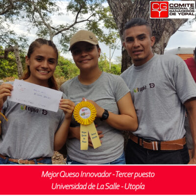 Tercer puesto Mejor Queso Innovador